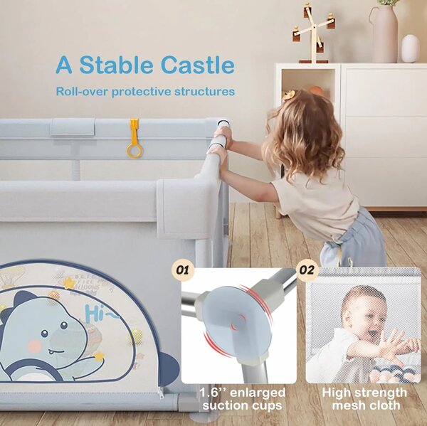 Playfort™ Dječja Igraonica - 180 X 150 Cm, PlayFort™ dječja igraonica (Siva) - 180 x 150 cm