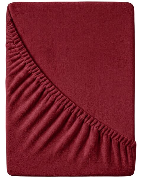 Frotirna plahta EXCLUSIVE bordo 90 x 200 cm