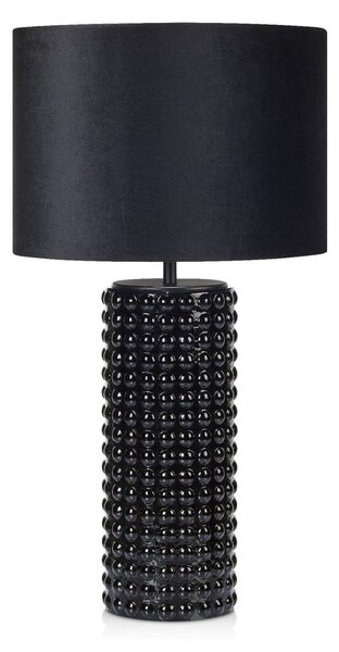 Crna stolna lampa Markslöjd Proud, ø 34 cm