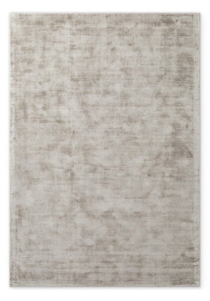Sivi ručno rađen tepih viskozan 120x180 cm Noemi – Vikosa