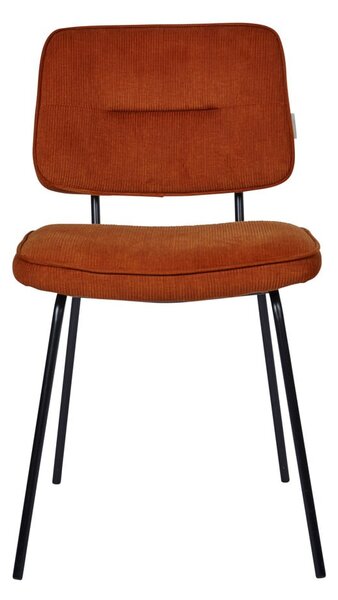 Crvena blagovaonska stolica Tom Tailor for Tenzo Tube Chair