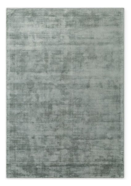 Svijetlo plavi ručno rađen tepih viskozan 80x150 cm Noemi – Vikosa