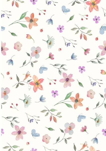 Periv tepih 50x80 cm Floral – Vitaus