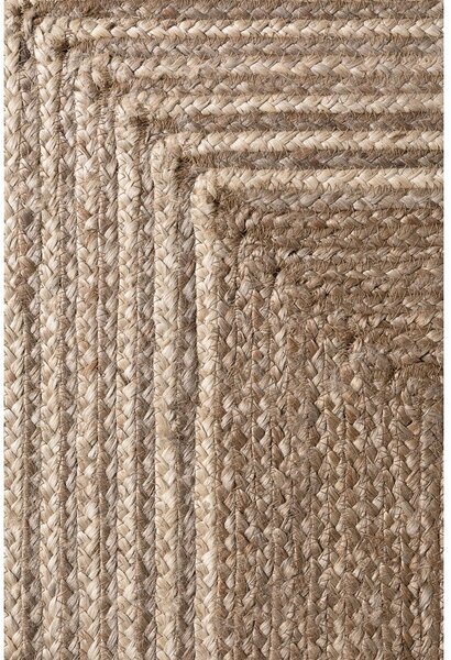 Obostrani/ručno rađen juten tepih u svijetloj prirodnoj boji/u tamnoj prirodnoj boji 120x170 cm Juno – Hanse Home