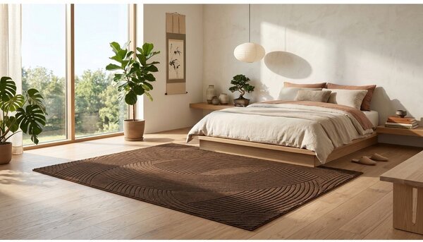 Smeđi tepih 120x170 cm Zephyr – ESTE