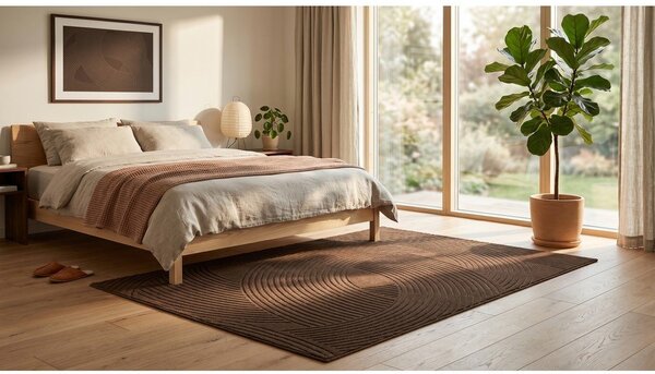 Smeđi tepih 120x170 cm Zephyr – ESTE