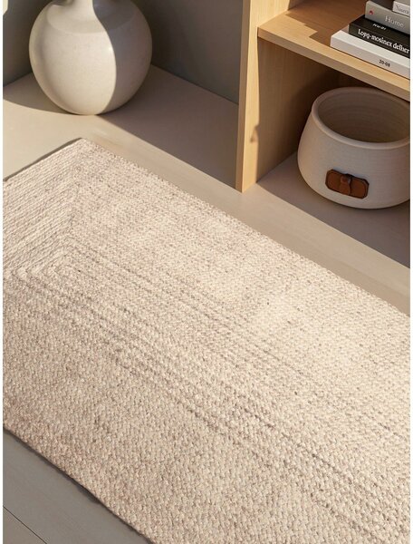Krem obostrana/ručno rađena jutena staza 80x200 cm Juno – Hanse Home