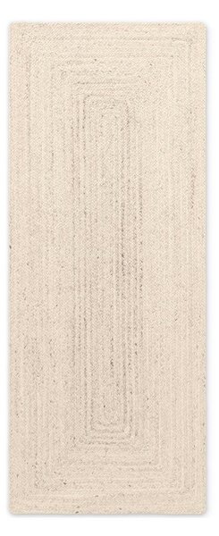 Krem obostrana/ručno rađena jutena staza 80x200 cm Juno – Hanse Home