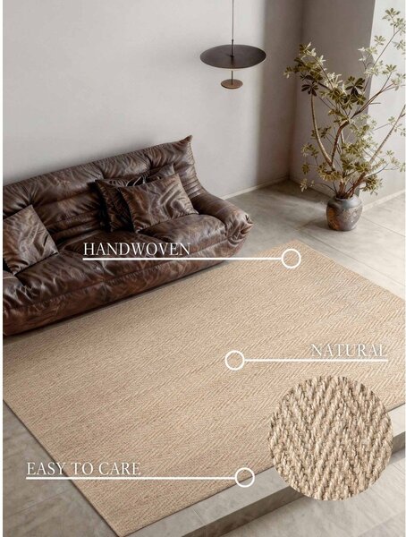 Ručno rađen juten tepih u prirodnoj boji 160x230 cm Mirabelle – Villeroy&Boch
