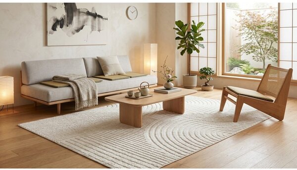 Krem tepih 120x170 cm Whirl – ESTE