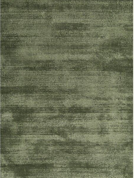 Zeleni ručno rađen tepih viskozan 80x150 cm Noemi – Vikosa