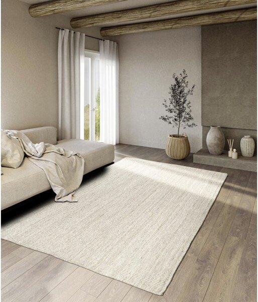 Bijeli obostrani/ručno rađen juten tepih 120x170 cm Rosalie – Villeroy&Boch