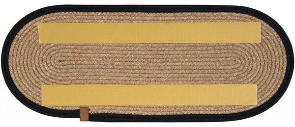 Crni/u prirodnoj boji set tepiha za stepenice 16 kom 25x65 cm Milo Frame – Vitaus