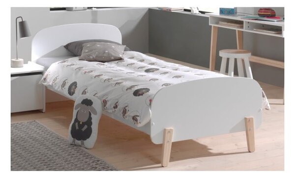 Bijeli dječji krevetić Vipack Kiddy, 90 x 200 cm