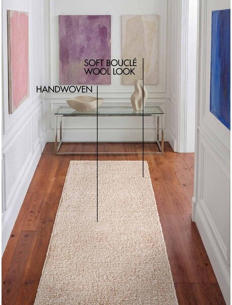 Krem ručno rađena staza 80x300 cm Notting Hill Portobello – Ted Baker