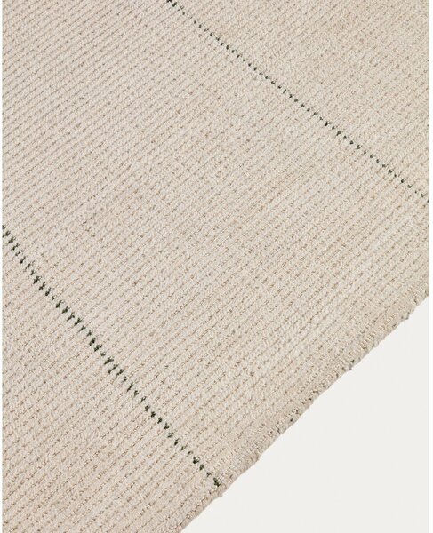 Krem ručno rađen tepih 200x300 cm Lisdan – Kave Home
