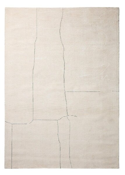 Krem ručno rađen tepih 200x300 cm Lisdan – Kave Home