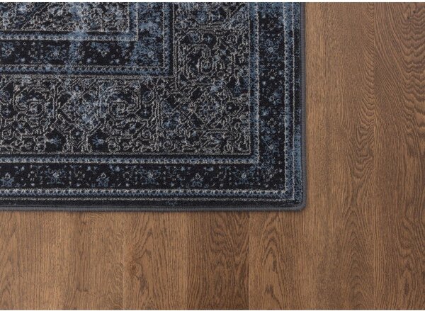 Plavi vunen tepih 100x180 cm Difida – Agnella