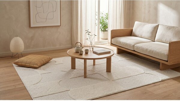 Krem tepih 120x170 cm Luna – ESTE