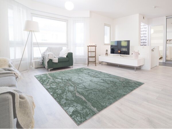 Sivi/plavozeleni tepih 133x190 cm Damar – FD