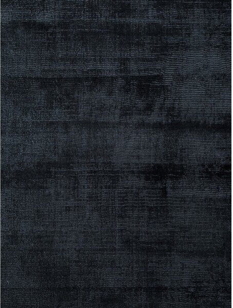 Crni ručno rađen tepih viskozan 120x180 cm Noemi – Vikosa