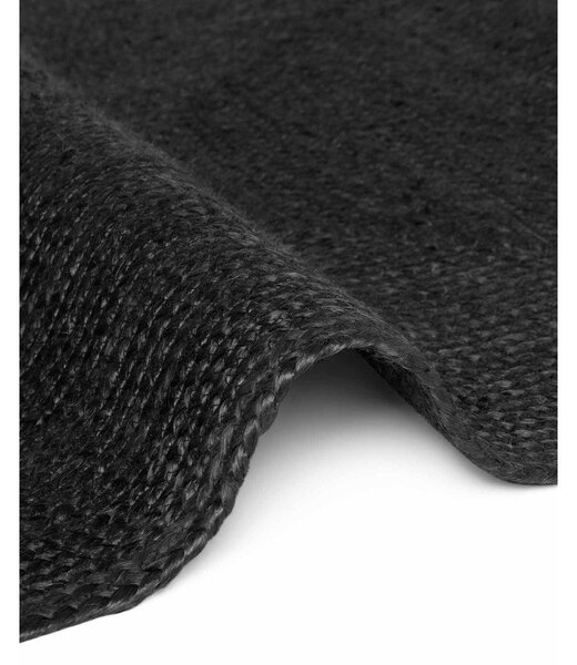 Crni obostrani/ručno rađen juten tepih 80x150 cm Juno – Hanse Home