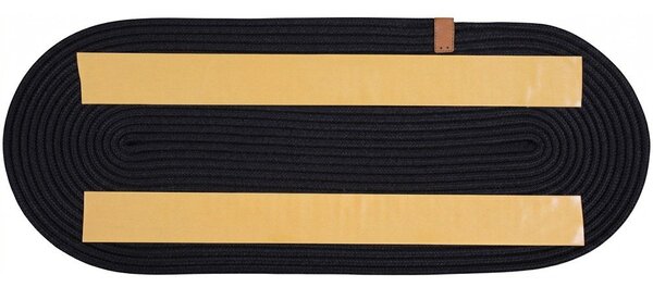 Crni set tepiha za stepenice 16 kom 25x65 cm Milo – Vitaus