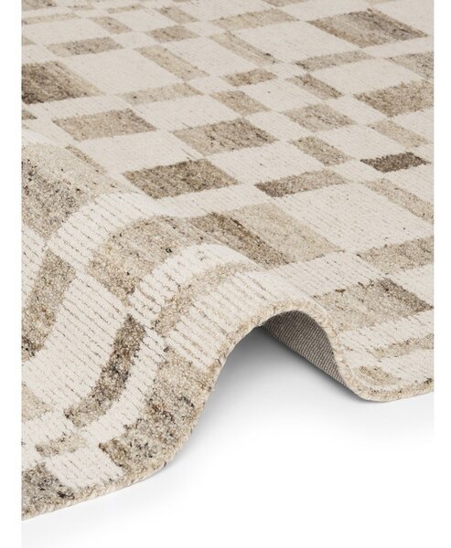 Krem ručno rađen vunen tepih 80x150 cm Boho 1.0 Structa – Vikosa