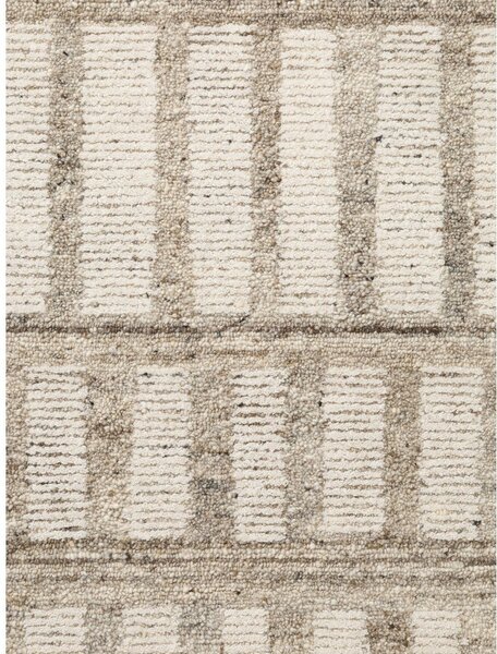 Krem ručno rađen vunen tepih 80x150 cm Boho 1.0 Linara – Vikosa