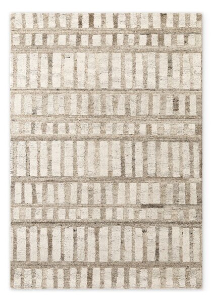 Krem ručno rađen vunen tepih 80x150 cm Boho 1.0 Linara – Vikosa