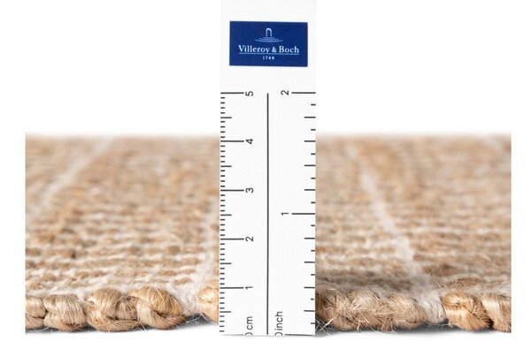 Obostrani/ručno rađen tepih od mješavine jute u prirodnoj boji 120x170 cm Birka – Villeroy&Boch
