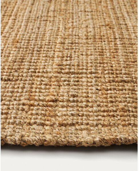 Ručno rađen juten tepih u prirodnoj boji 160x230 cm Madelin – Kave Home