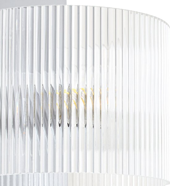 Zidne Svjetiljka Lucande, Meritt, prigušiv, Providna, Dnevna soba, Staklo, Moderan