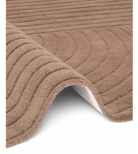 Bež ručno rađen vunen tepih 80x150 cm Arcura – Vikosa