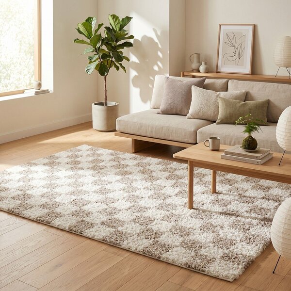 Bež/krem tepih 120x170 cm Grida – ESTE