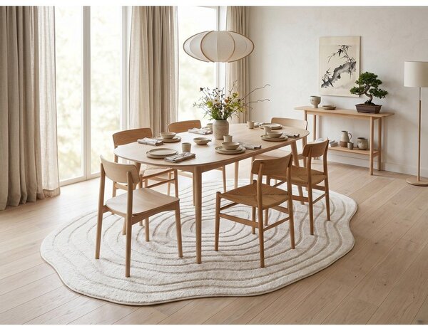 Krem tepih 160x230 cm Pebble – ESTE