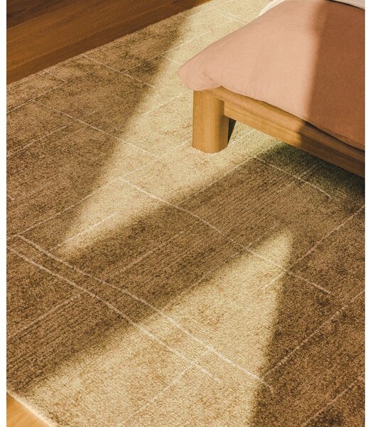 Senf žuti ručno rađen tepih 160x230 cm Eloda – Kave Home
