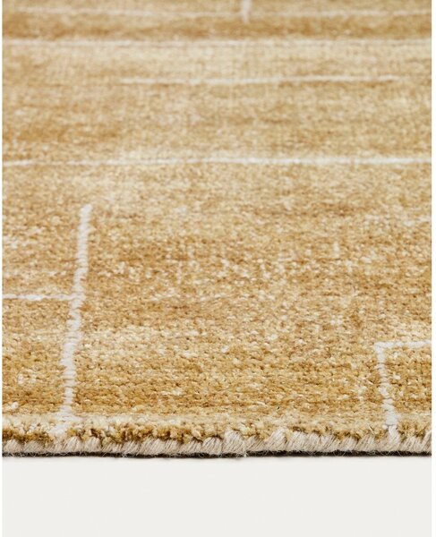 Senf žuti ručno rađen tepih 160x230 cm Eloda – Kave Home