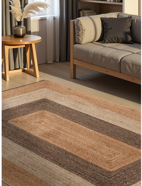 Obostrani/ručno rađen juten tepih 120x170 cm Juno – Hanse Home