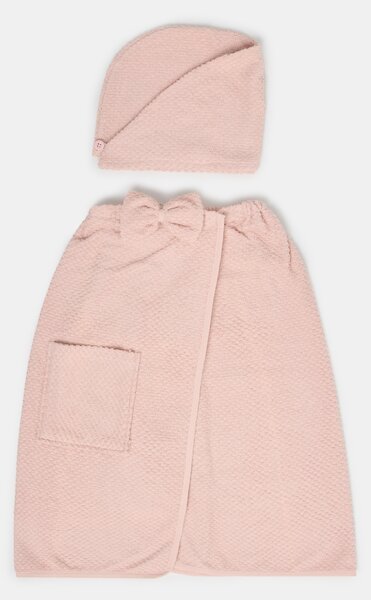 Sinsay - Pamučni set ručnika: turban i omotač za tijelo