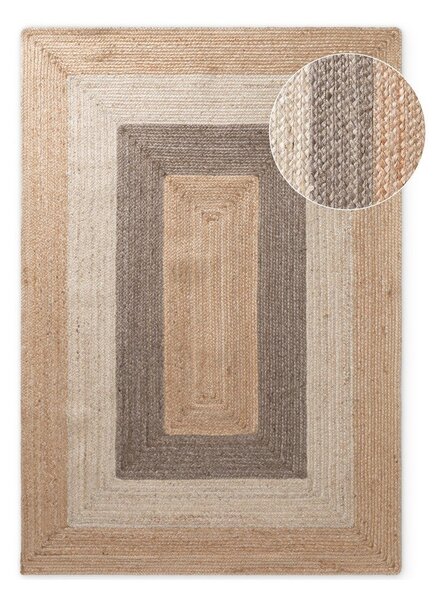 Obostrani/ručno rađen juten tepih 120x170 cm Juno – Hanse Home