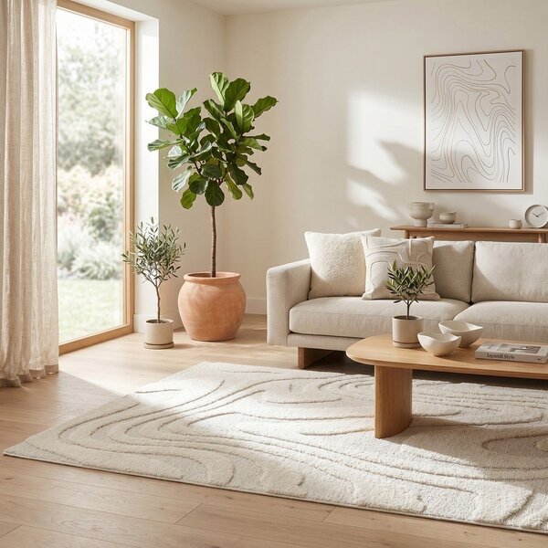 Krem tepih 120x170 cm Dune – ESTE