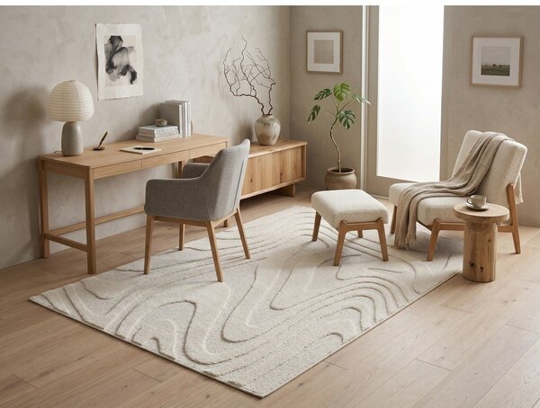 Krem tepih 120x170 cm Dune – ESTE