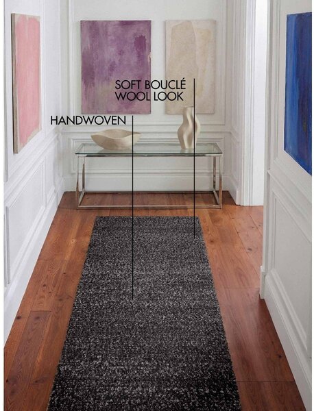 Tamno siva ručno rađena staza 80x300 cm Notting Hill Portobello – Ted Baker