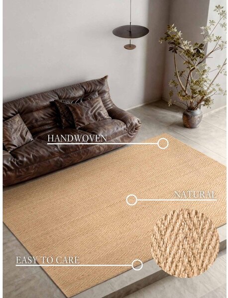Ručno rađen juten tepih u svijetloj prirodnoj boji 160x230 cm Mirabelle – Villeroy&Boch