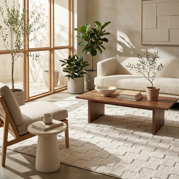 Krem tepih 120x170 cm Mosaic – ESTE