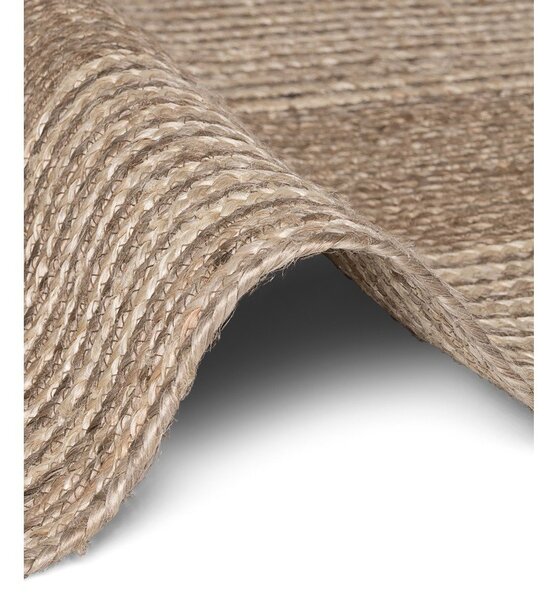 Obostrana/ručno rađena jutena staza u svijetloj prirodnoj boji/u tamnoj prirodnoj boji 80x200 cm Juno – Hanse Home