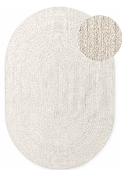 Krem obostrani/ručno rađen juten tepih 160x230 cm Braided – Hanse Home