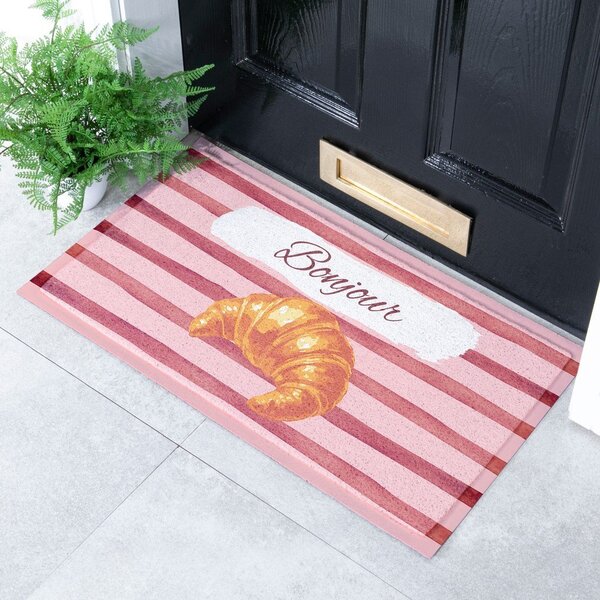 Otirač od PVC-a 40x70 cm Croissant Bonjour – Artsy Doormats