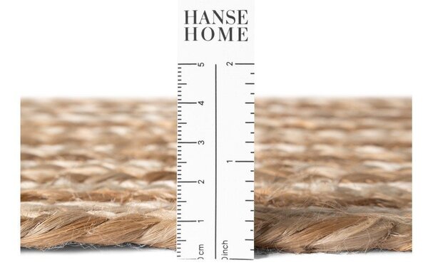 Obostrana/ručno rađena jutena staza u prirodnoj boji/u svijetloj prirodnoj boji 80x200 cm Juno – Hanse Home